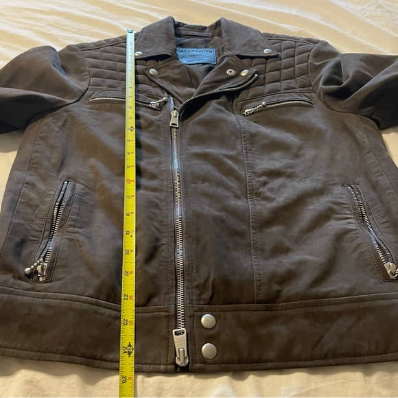 All Saints Bandon suede biker jacket. - Picture 6 of 12